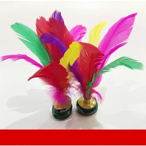 Colorful Feather Shuttlecock School Outdoor Fitness Entertainment Sports Supplies Feather Shuttlecock