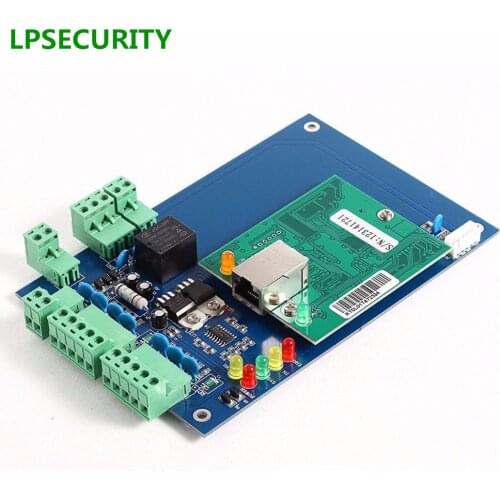 LPSECURITY TCP/IP RJ45 1 Door Gate Lock proximity reader WG26 Access Control Board Module door access controller panel system