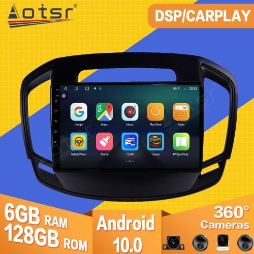 6+128GB For Opel Insignia 2014 2015 2016 2017 Android Car Tape Radio Recorder Video Player Carplay GPS Navi Multimedia Head Unit