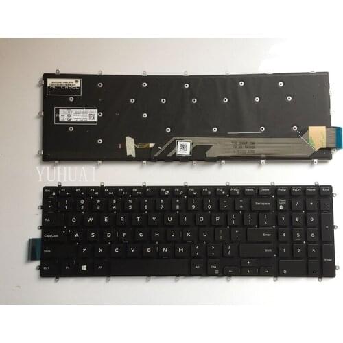 New US Keyboard FOR DELL 15 7566 5567 7567 7559 5665 15-7000 English laptop keyboard with backlit
