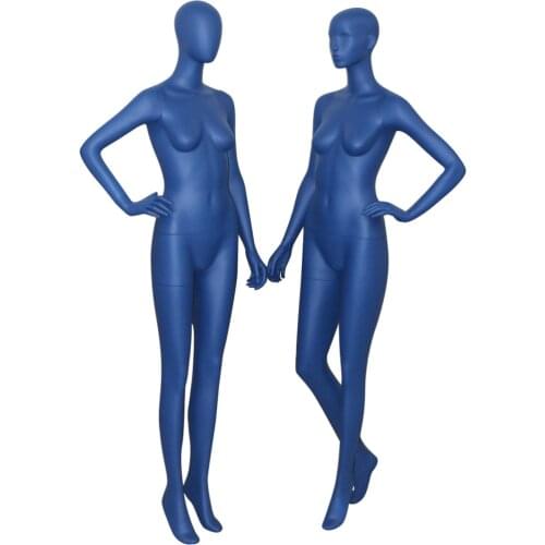 New Color Female Blue Mannequin Female Manichino Customized For Sale