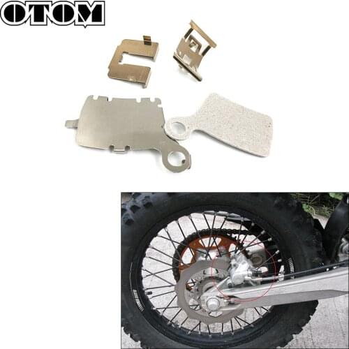 OTOM Motorcycle Rear Brake Caliper Repair Kit With Spring Pads Guide Pin For KTM EXC MXC SX-F XC HUSQVARNA FC FE TC 125 250 450