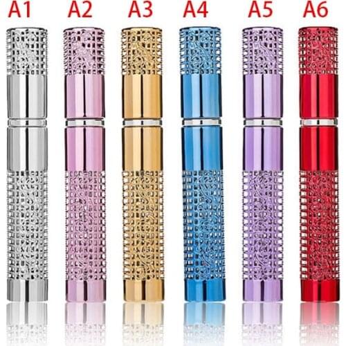 10/30pcs Perfume Atomizer, Refillable Spray Bottle for Travel, Empty Pocket Cologne Sprayer, Glass inner and Aluminum Housing