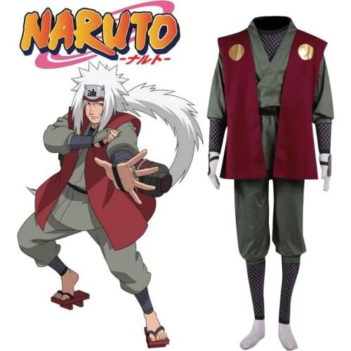 Deluxe Jiraiya Cosplay Anime Costume Halloween Costume for Men
