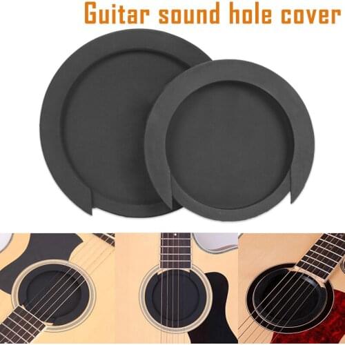 Silicone Guitar Sound Hole Cover Buster Stop Plug Accessories Parts Noise Reduction B99