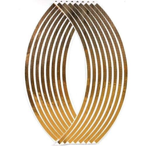 10" 12" 14" 16" 18" Motorcycle Sticker Reflective Pegatinas Moto Strips Wheel Rim Adesivi Moto For Honda Yamaha Suzuki Kawasaki