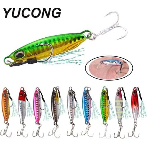 YUCONG 1PCS Cast Metal Jig Spoon 16g-32g Micro Drager Fishing Lure Shore Casting Spinner Artificial Hard Bait Wobbler Pesca Isca