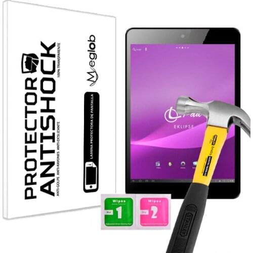 Screen protector Anti-Shock Anti-scratch Anti-Shatter compatible with Tablet Leotec L-Pad Eklipse
