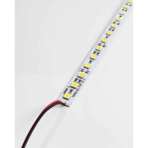 50cm 100 72 leds DC24V led 5050 rigid bar light hard strip non-waterproof white warm white 100pcs/lot