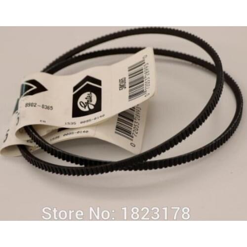 2PCS/lot 5M365 drive belts Gates Polyflex Belt / MITSUBOSHI Polyflex Belt for Optimum D 180 machine Free shipping