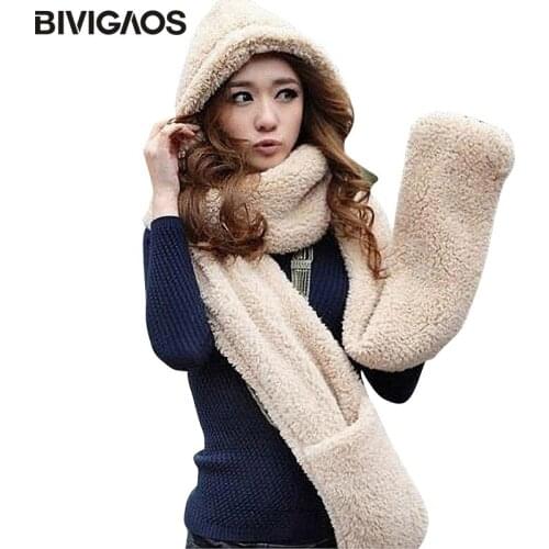 BIVIGAOS Sets Of Hats And Scarves