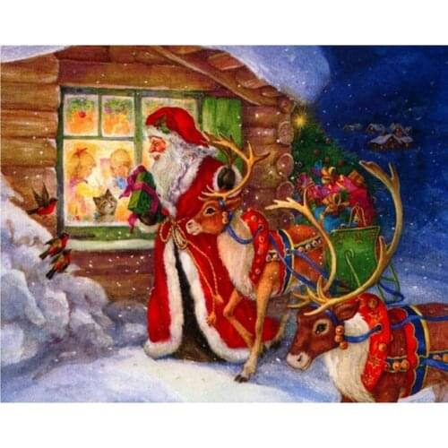 DIY 5D Diamond Embroidery Crystals Diamond Mosaic gift Christmas decor Picture Rhinestones Diamond Painting Cross Stitch AS322