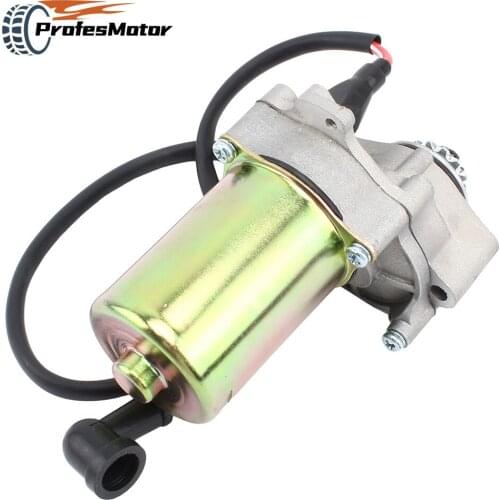 Motorcycle Electric Starter Motor 12 Teeth 3 Bolt for 4-Stroke50/70/90/110/125CC ATV Quad Pit Bike Motorcycle Accessories