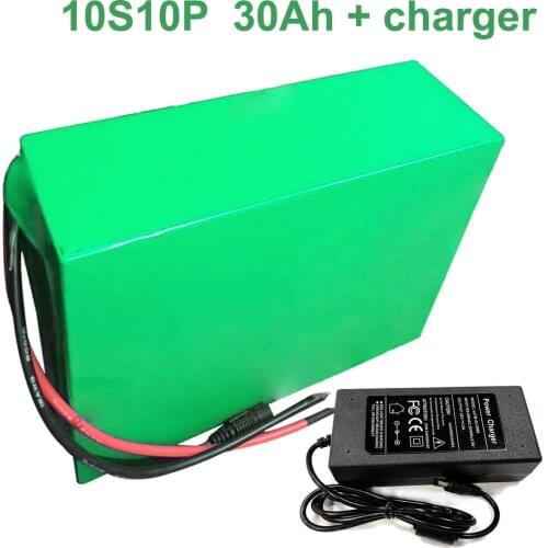 36V 30Ah 10S10P 18650 Li-ion Battery Pack E-Bike Ebike electric bicycle 42V With charger