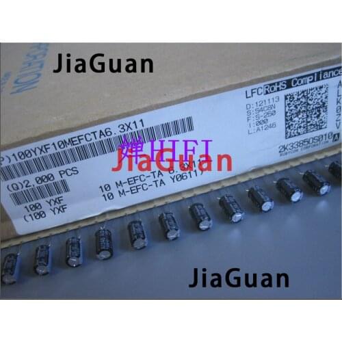 100PCS RUBYCON YXF 100V10UF 6.3x11MM electrolytic capacitor 10uf 100v yxf 10uF/100V high frequency low resistance long life