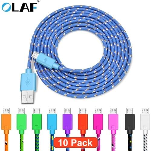 OLAF Micro USB Cable 1M 2M 3M Fast Charging Data Cord Charger Adapter For Samsung S7 Xiaomi Huawei Android Phone Microusb Cable