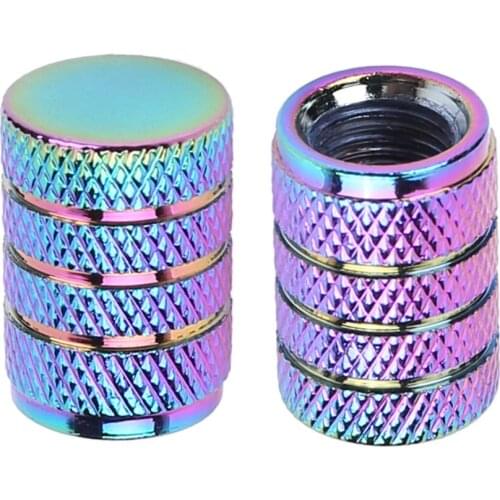 2 Pcs Electric Scooter Valve Stem Caps Biking Portable Dustproof Aluminum Dustproof Cover Cycling Parts for M365 Pro