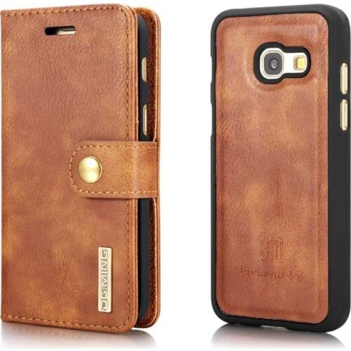 Retro Leather Case for Samsung Galaxy A3 2017 Case for Samsung A3 2017 A320 A320F Wallet Cover Flip Card Slots Phone Back Shell