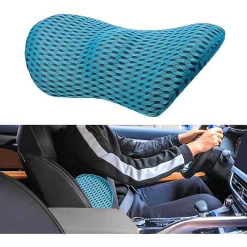 LEEPEE Memory Foam Bed Sleeping Pillow Cushion Low Back Cushion Car Seat Waist Pillow Lumbar Support Pillow Interior Accessories