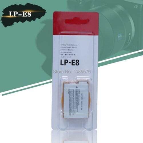 LP-E8 LPE8 LP E8 Camera Battery Bateria For Canon EOS 550D 600D 650D 700D Rebel X4 X5 X6i X7