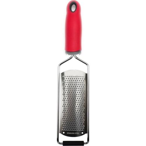 Multifunctional Manual Grater With Wide Stainless Steel Blade Soft Grip Handle Cheese Grater For Chocolate Lemon Coconut