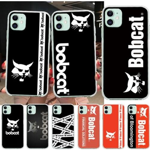 Fashion Funny Bobcat Phone Cases For iphone 12 11 Pro Max Mini XS Max 8 7 6 6S Plus X 5S SE 2020 XR Silicone Soft Cover