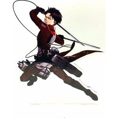 Attack on Titan Acrylic Stand Model Toys Anime Figure Plate Holder Desk Decoration Doulb Side