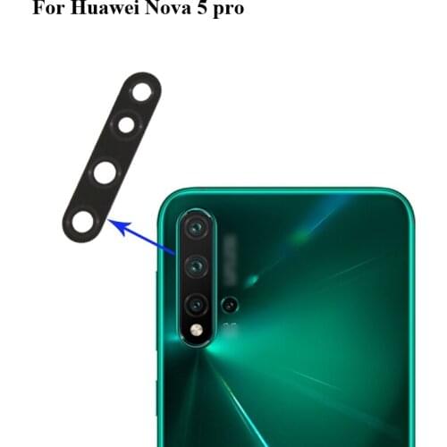 Original New For Huawei Nova 5 Pro Back Camera Glass Lens test good For Huawei Nova5 pro Nova 5pro Replacement