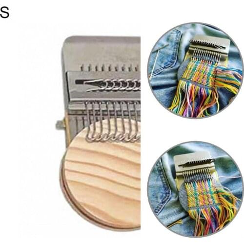 Easy to Use Stainless Steel DIY Weaving Arts Darning Machine for Handicraftsmen