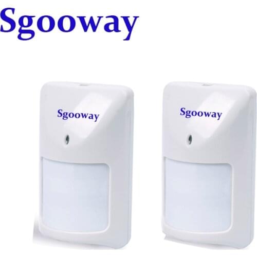 Sgooway Wired PIR sensor for Home Alarm System Wired Infrared Motion Detector Sensor work with Alarm Panel
