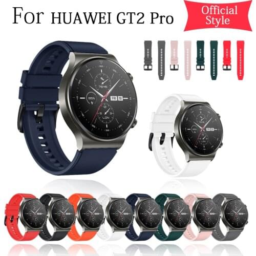 Sports Silicone Band For Huawei Watch GT 2 Pro Strap Official Style Watchband For huawei gt2 pro Wristband Replace Bracelet Belt