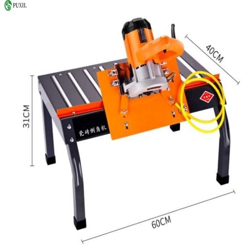 Sliding type ceramic tile chamfering machine 45 degree dust-free edging machine desktop chamfering machine tile cutting machine