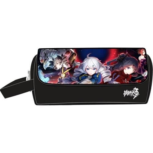 Game Honkai Impact 3 Kawaii Pencil Case Stationery Storage Bag Caroon Makeup Bag Nylon Travel Organizer Girls School Pen Bags