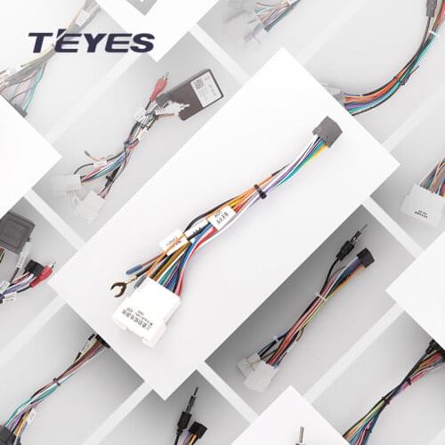 TEYES For CC2L PLUS CC2 PLUS SPRO PLUS CC3 2 DIN car Android radio cable for Suzuki Buick Volkswagen ISO Hyundai Kia Honda Toyota Nissan Mitsubish I Ford CRV FIT Outlande