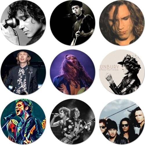 Bunbury Rock Singer Icons Pins Badge Decoration Brooches Metal Badges For Backpack Decoration 58mm