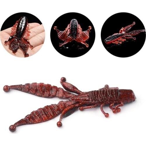 5Bags Soft Artificial Fishing Lures 9cm 5.9g Swimbait Tail Grub Lures Worm Moggot Squid Fish Isca Artificial Lures Baits Pesca