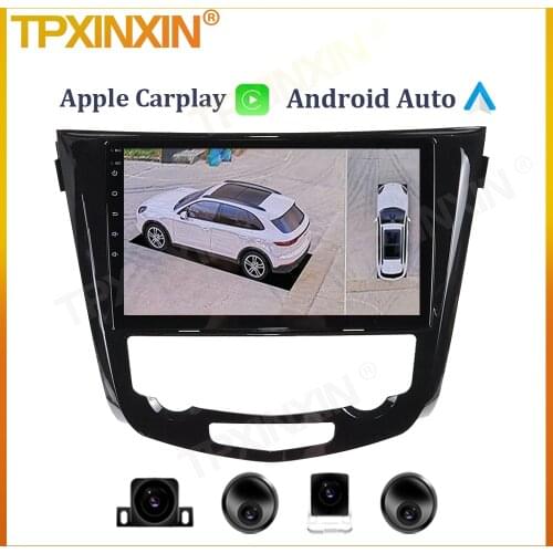 6+128G For Nissan X-Trail xtrail X Trail 3 T32 2013 - 2017 Qashqai Android Car Tape Rocorder Multimedia Video Player GPS Navi