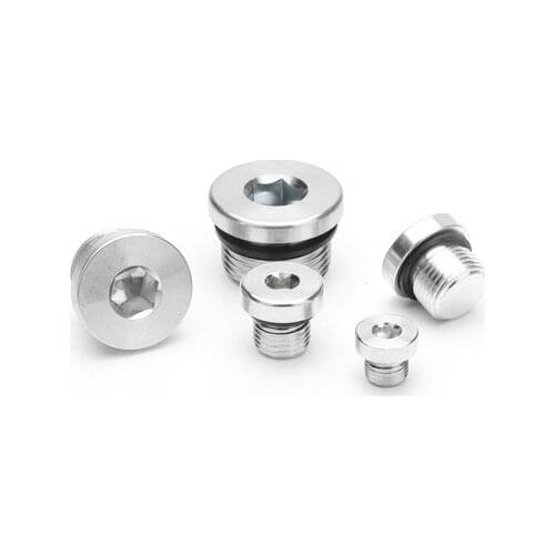 2pcs M8 M10 M12 M14 M16 M18 allen screws inner hexagon screw flange bolt oil plug ED plugging blocking head bolts galvanized