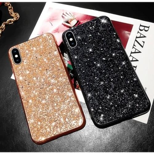Bling Glitter Sequin plating Case For Xiaomi Redmi Note 5 Pro Global Version Cover Case For Redmi 7 Note 6 k20 mix 3 mi 9 capa