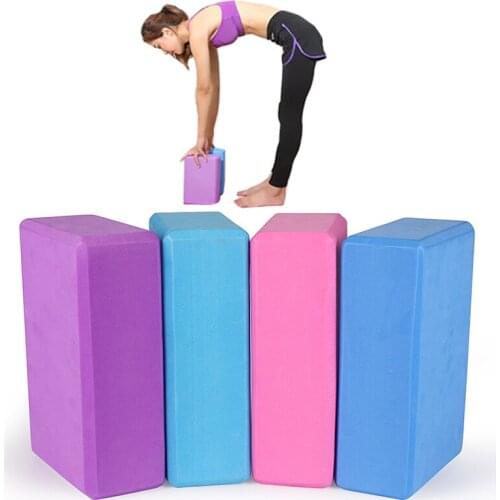 EVA Yoga Block Foam Brick Training Exercise Gym Fitness Set Tool Yoga Bolster Pillow Cushion Stretching Body Shaping
