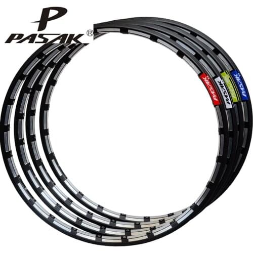 PASAK HB09 MTB Mountain Bike Wheels 26 27.5inch Rim Double Layer Aluminum Alloy Disc Brake Wheel 24H Rims