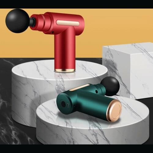 Home Mini Buttons and Touch Screen Massager Knocking Muscle Relaxation Fitness Equipment Fascia Gun Massage