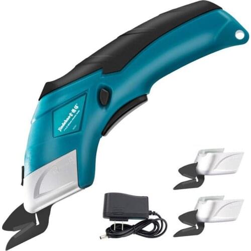 Electric Rechargeable Scissors Shears Handheld Leather Fabric Cutting Machine