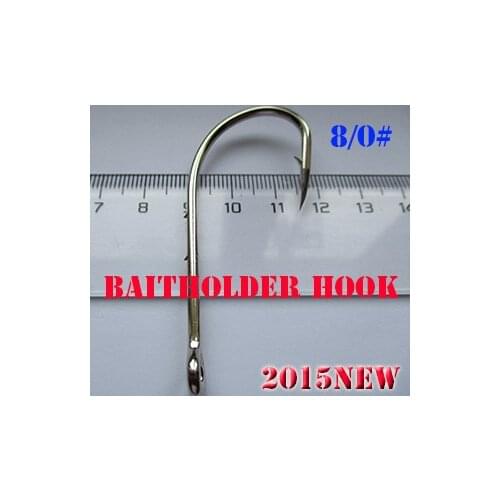 2015hot The biggest Baitholder Hook size: 8/0# long length:63mm quantity:50pcs/lot large factory