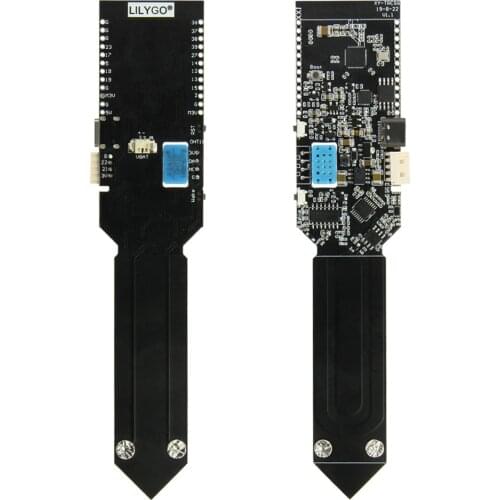 TTGO T-Higrowth sensor module ESP32WiFi Bluetooth DHT11 Soil Temperature and Humidity Detection Photometric Electrolyte Sensor