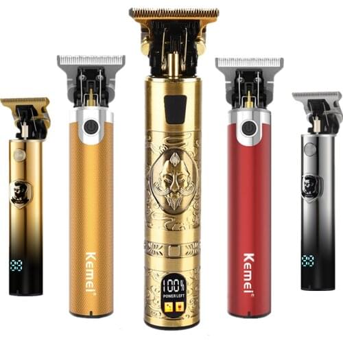 T9 Men Hair Clipper Trimmer Shaver Razor Professional Hair Cutting Machine Beard Barber and Mustache Trimmer 0MM Trimmer For Men