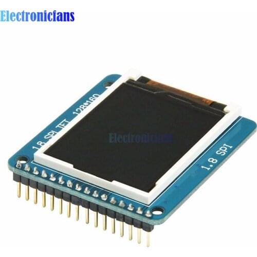 1.8" 1.8 inch 128*160 Serial SPI TFT LCD Module Display with PCB Adapter Power IC SD Socket ST7735R Driver IC for Arduino 51