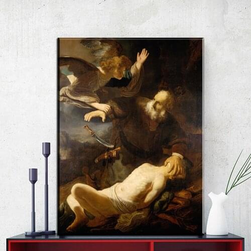 Rembrandt Harmenszoon Van Rijn Canvas Prints Wall Painting Living Room Cuadros Canvas Painting Art Print Poster Wall Canvas Art