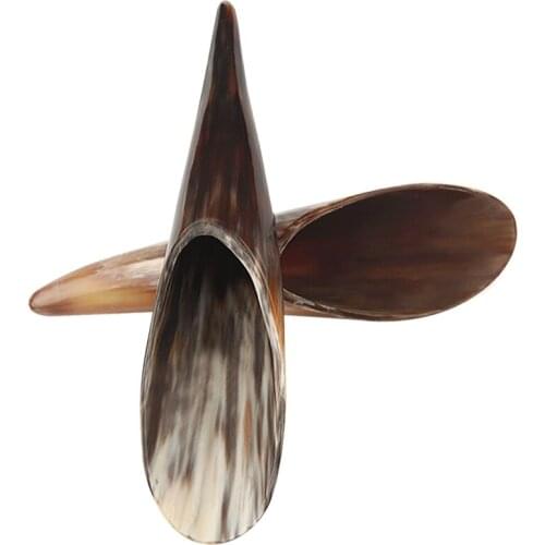 Horn natural ribs Meridian rop large medium plate female face eye beauty bar home body point massage cone guasha scraping tube