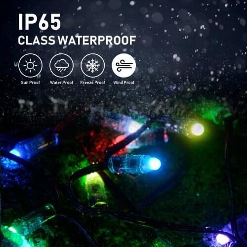 Outdoor LED Lamp String WiFi Bluetooth Fairy Lights Remote Controll Waterproof LED Garland Garden Wedding Party Light Decoration